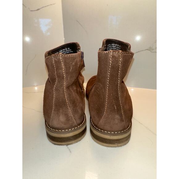 Men’s Alfani Arlen Brown Suede Side Zip Boots Size 9M main image 6